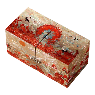 锦贝传说非遗螺钿漆器首饰盒新年春节新结婚礼物送新人新娘高档