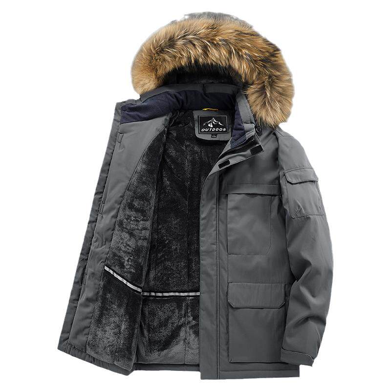 飞行者冬季加绒加厚休闲棉服
