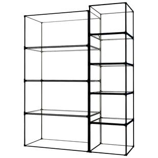 定制亚克力展示盒手办模型收纳展示柜合金框架展示盒透明防尘罩子