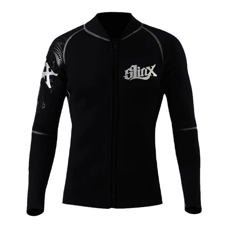 3-5mm分体潜水服保暖冬泳衣加绒湿衣游泳教练长袖涉水服wetsuit
