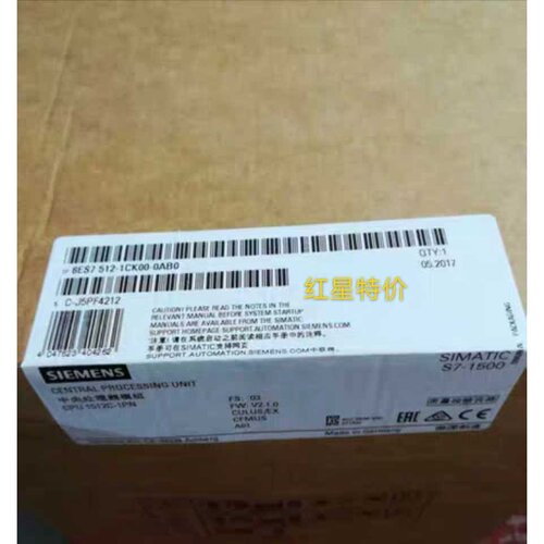 议价原装6ES7511-1CK00-0AB0升级1CK02-0AB0西门子CPU 1511C-1 PN