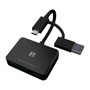 沣标XQD读卡器USB3.1高速电脑U盘多合一CF SD存储卡Type-C安卓内存卡TF适用于佳能R5尼康单反相机索尼otg