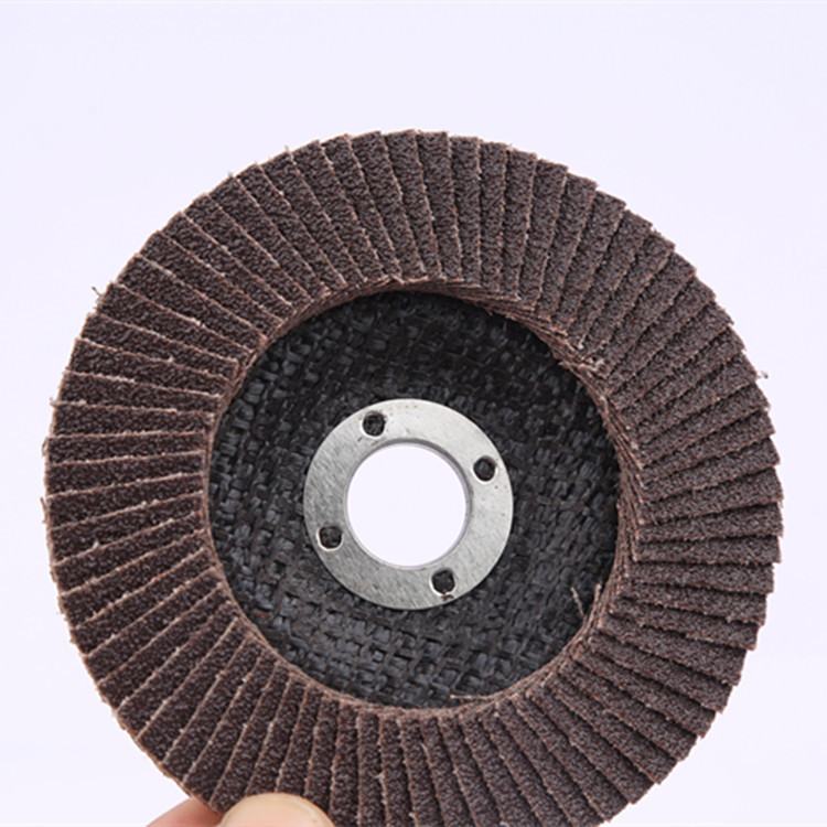 自销网盖百页轮 100*16*72页 煅烧砂布百叶轮