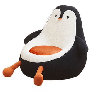 懒人沙发小企鹅家用卧室可爱单人座椅客厅阳台小户型沙发窝窝椅子