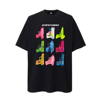 ATOP优等生玩具水枪美式短袖