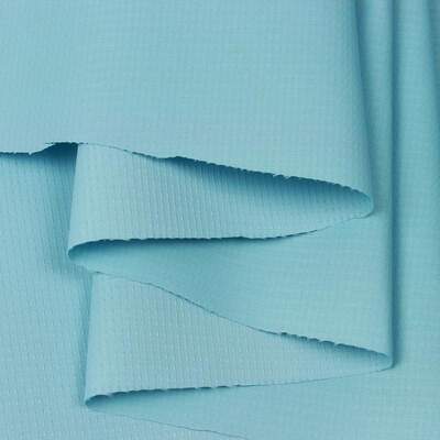 源头厂家春亚纺双线格校服中点涂层面料二次户外PU冲锋衣防水布