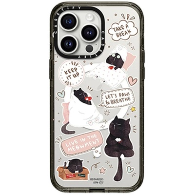 CASETiFY小黑猫贴纸手机壳