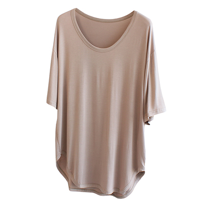 中长款莫代尔t恤宽松短袖上衣夏