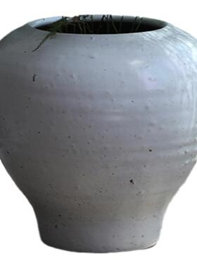 花瓶摆件客厅插花台面粗陶禅意