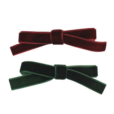 林小宅同款丝绒发夹糖果日系JK