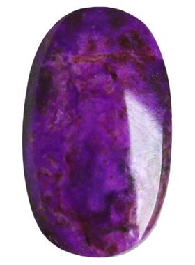 超值天然南非舒俱来吊坠深紫蓝飘