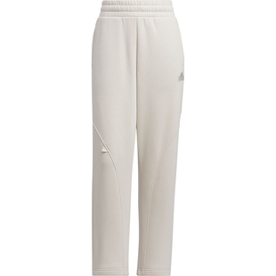 Adidas/阿迪达斯官方正品FLEECE PNT女士简约户外宽松长裤JJ3570