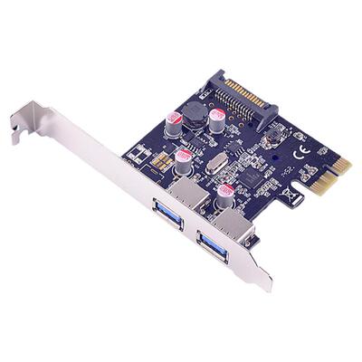 西霸FG-EU307A-5 pcie转usb3.0扩展卡固态电容自恢复保险总线供电