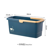 洗拖把桶长方形家用涮拖布储水单桶汽车后备箱收纳盒手提杂物篮子