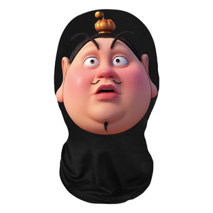 网红搞怪敖丙哪吒搞笑头套派对透光可视网纱国潮敖光敖闰儿童面罩