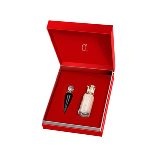 【新年礼物】CL路铂廷唇妆礼盒萝卜丁口红气垫粉底液套装 送女友