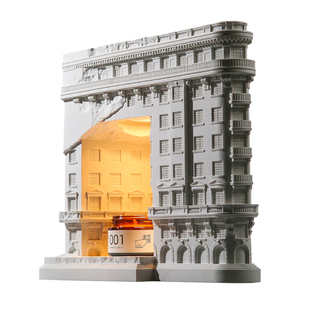 泥想国原创武康大楼融蜡灯摆件小夜灯无火香薰氛围灯结婚新人礼物