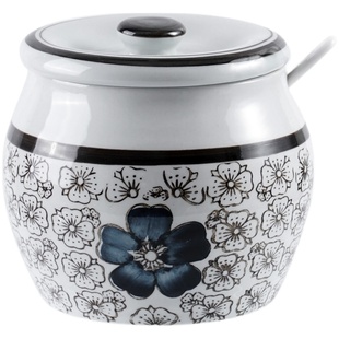 装猪油罐耐高温厨房陶瓷盐荤油罐子油泼辣子辣椒油调味料盒调料罐