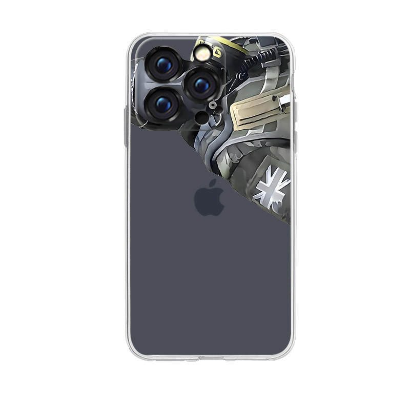 csgo反恐精英苍蝇头适用苹果17/16/15/14/13Pro Max硅胶防摔创意个性iPhone11/12全包手机壳plus游戏男13Mini