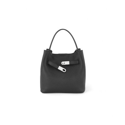 DAOR小众真皮凯莉包高级感水桶包