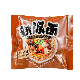 知源一品素菌汤山药泡面纯素方便面非油炸全素食营养面即食代餐面