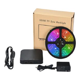 已接入米家随屏流光溢彩HDMI电视电脑声光同步氛围灯智能语音控制