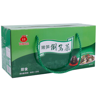 秋梅倒笃菜箱装 嫩笋爽口雪菜梅菜笋丝下饭菜酱菜开胃菜86gx30包