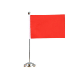 新款金色高档办公室旗座钛金单杆桌旗不锈钢旗杆金属台式国旗旗架