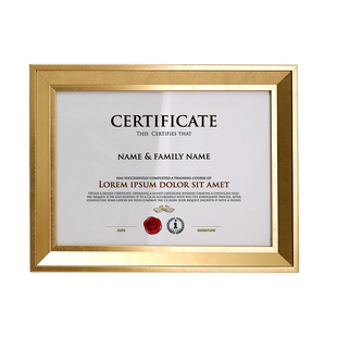 奖状证书展示框a3相框荣誉证书框定制框架空框裱框挂墙营业执照框