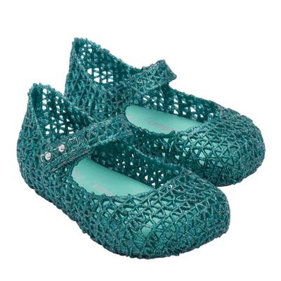 梅丽莎21新品编织鸟巢小童单鞋