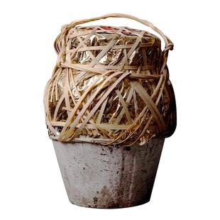 抱龙山二十年绍兴花雕酒半干型20年半甜型善酿黄酒10斤坛装竹编