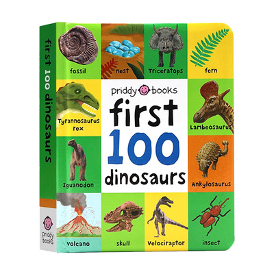 启蒙认知100词系列恐龙英文原版