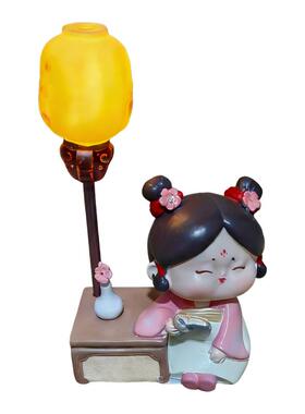 西安文创纪念品唐仕女小夜灯桌面摆件陕西纪念伴手礼物新年小礼品