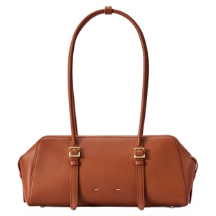 Fabrique波士顿包柔软细腻头层纳帕牛皮轻便通勤单肩腋下包