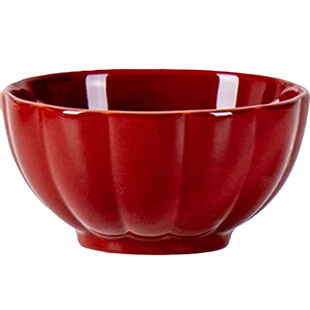 红色套碗新婚餐具陪嫁伴手礼陶瓷新年饭碗套装礼盒乔迁礼物高颜值