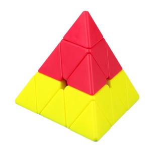奇艺二重奏魔方雪山魔方新品三明治金字塔三阶儿童教学亲子玩具