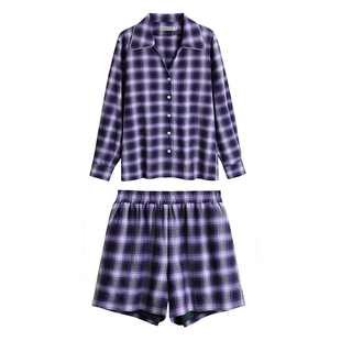 Forevercan女装一字领抹胸短款上衣女配阔腿裤时尚百搭短裤套装