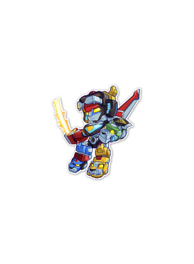 TLP反光车贴 战神金刚百兽王机甲舰队达莱卡Voltron合体机器人贴
