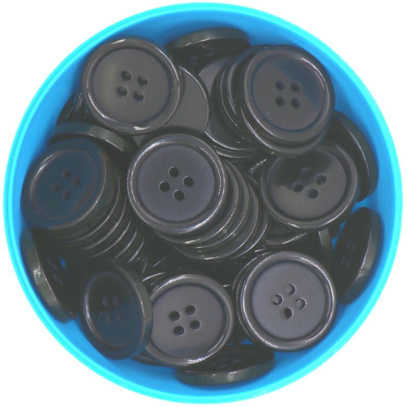 彩色圆形树脂纽扣手工DIY装饰四眼手缝高档百搭扣儿童纽扣画材料