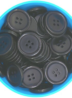 彩色圆形树脂纽扣手工高档