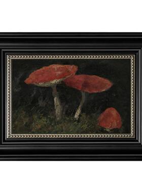 羽韵流年】中古风玄关客厅装饰画过道餐厅墙画复古美式卧室墙壁画