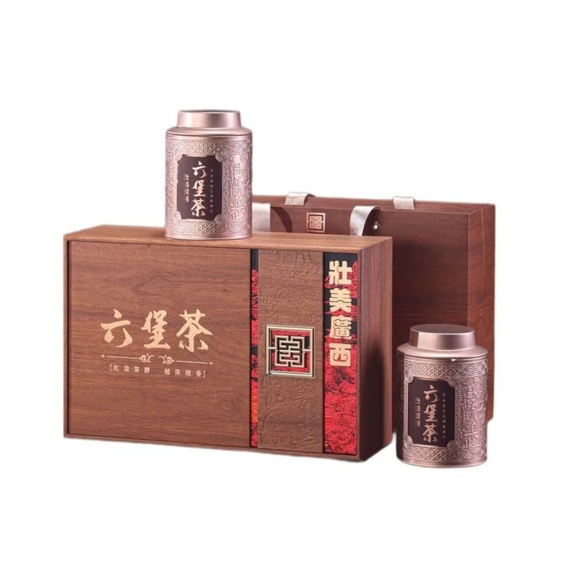 梧州特级六堡茶槟榔香礼盒装