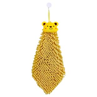 洁丽雅雪尼尔擦手巾家用加厚加大柔软速干吸水挂式厨房卫生间手帕