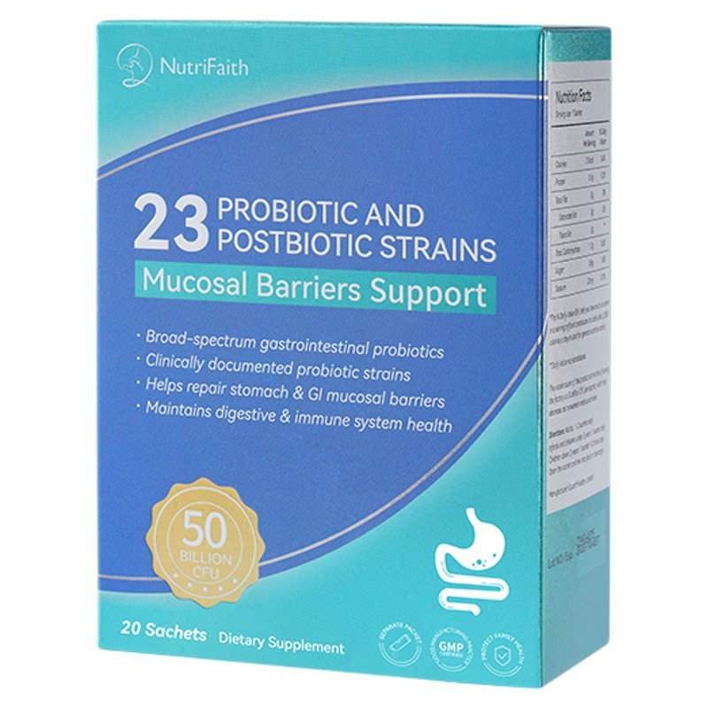 【3盒超值装】NutriFaith益诺舒肠胃益生菌肠道后生元