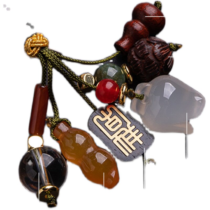 淡墨小帆汽车挂件高级感