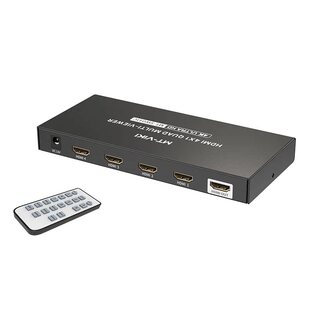 迈拓维矩4口高清hdmi分屏器分割器4K四进一出dnf搬砖魔兽游戏工作室电脑显示器视频屏幕分屏切换器 MT-SW041C