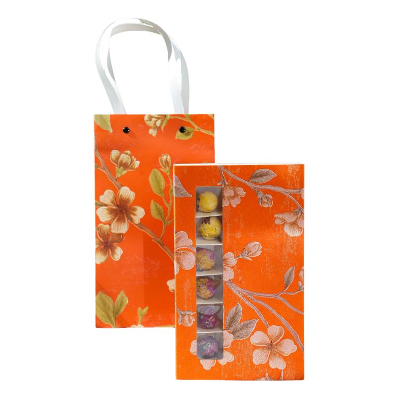 18颗云南龙珠花茶玫瑰百合茉莉金菊牡丹洛神9种口味组合花茶盒装