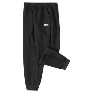 鸿星尔克童装运动裤冬季新年男童长裤秋冬加绒中大童裤子女童卫裤