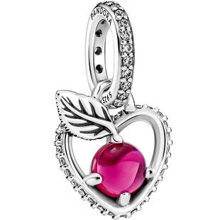 Pandora潘多拉奥莱迪士尼系列苹果吊坠红色可爱礼物