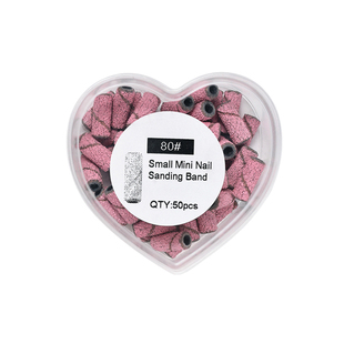 美甲3.1迷你刻磨修甲打磨头砂圈加厚沙圈卸甲本甲不锈钢轴心耐磨